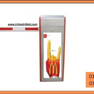 Car Parking Vehicle Barrier Gate 6 second With Three Fence Boom Length 6M