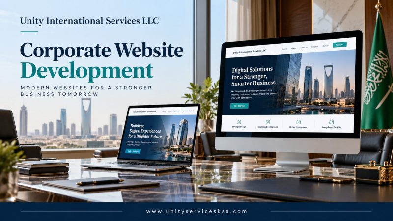 Web Development in Saudi Arabia Websites and Business Solutions by Unity International Services LLC